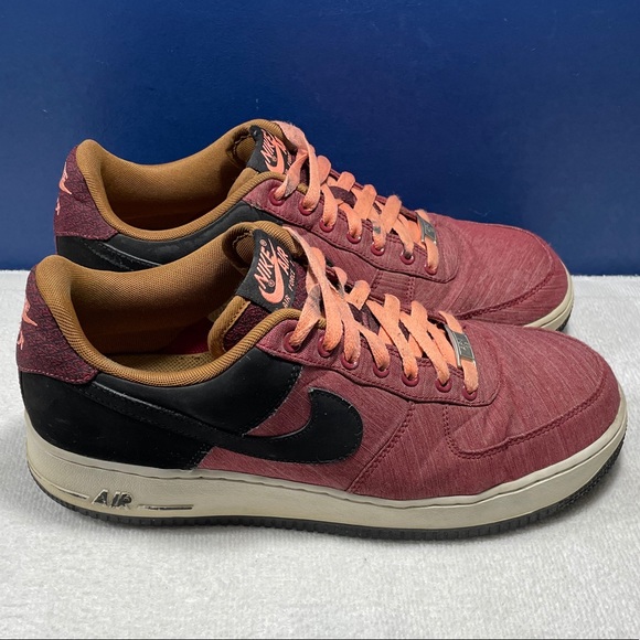 Nike Other - Nike Air Force 1s Men’s Noble Red/Black/Pink Sz 10